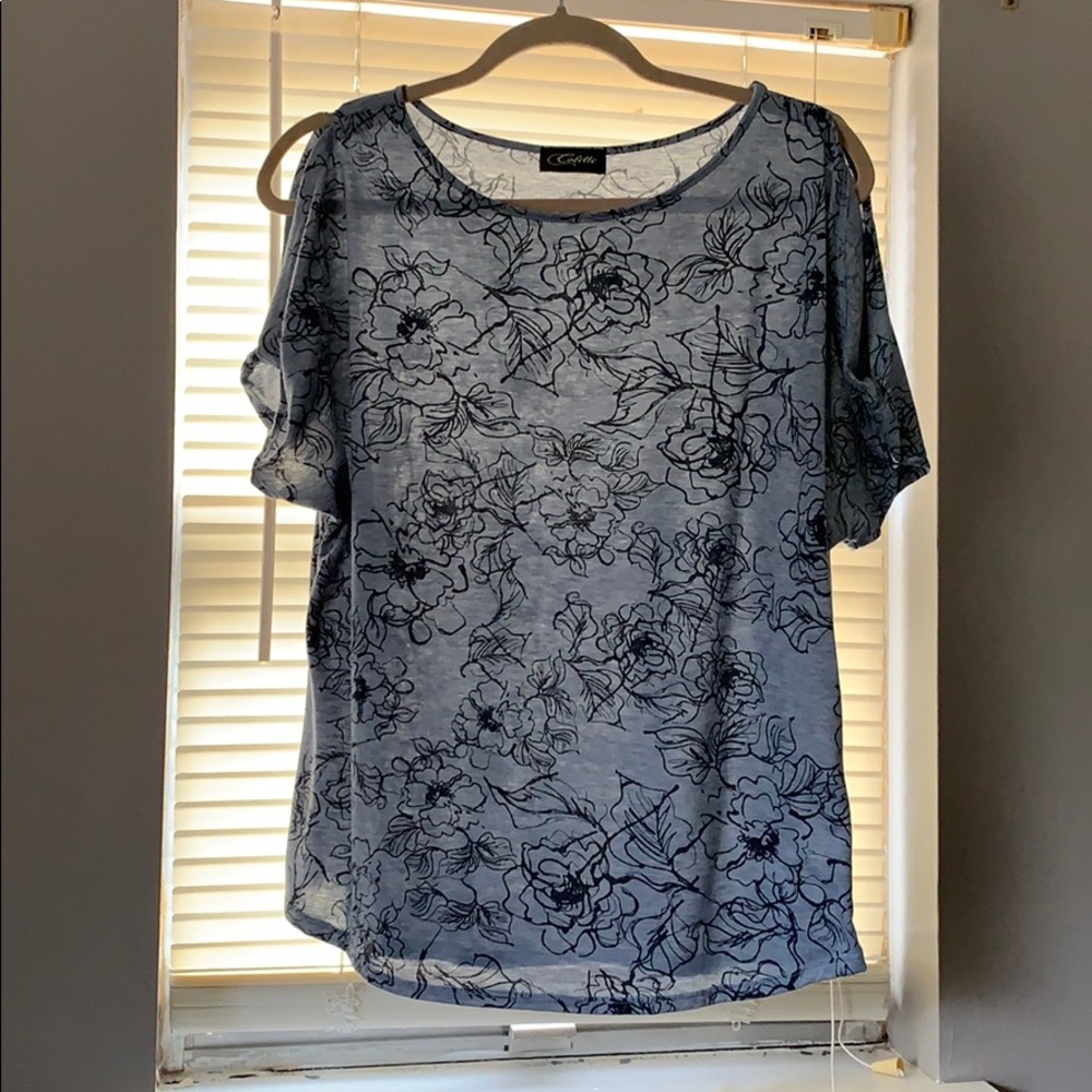 Colette Floral print tee (stitch fix)